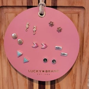 NWT Lucky Brand Stud Earring Set